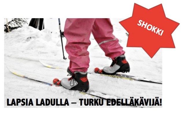 lapsia ladulla turussa