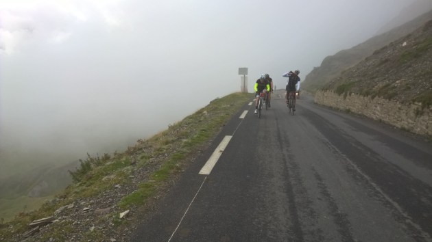 Kohti Tourmaletin huippua.